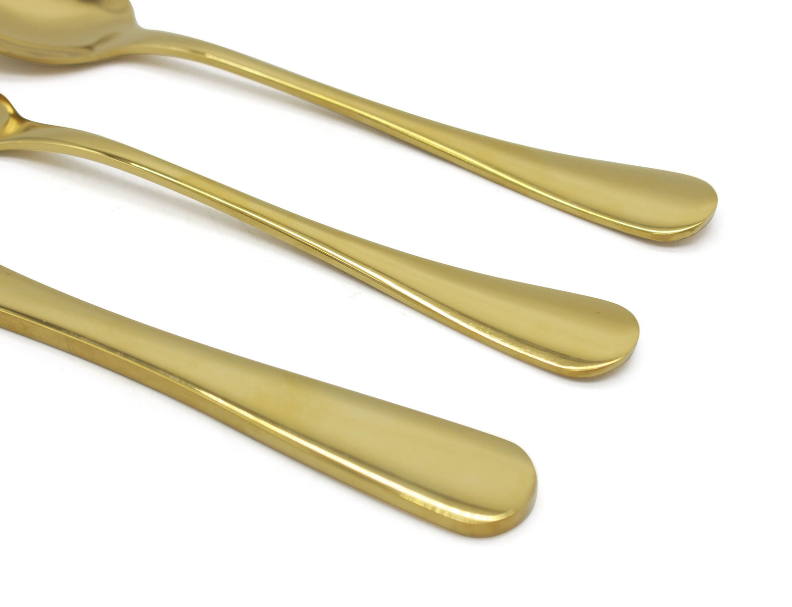 Cutlery Sets Stainless Steel Gold Spoon Fork Simple 24pc Set