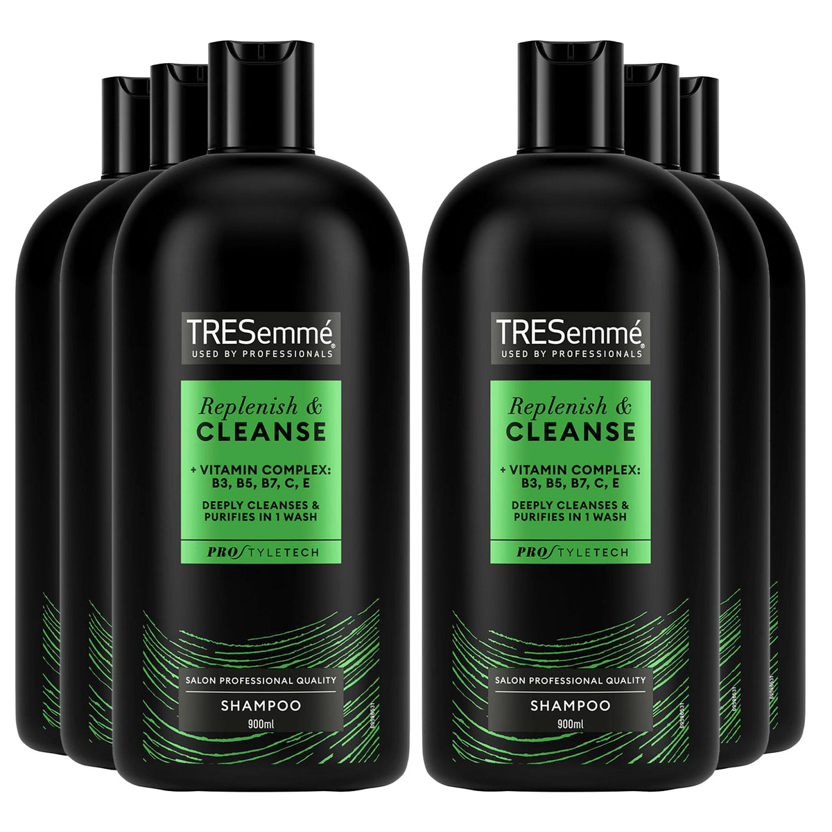 Cleanse & Replenish Remoisturising Shampoo, 900ml | Set of 6