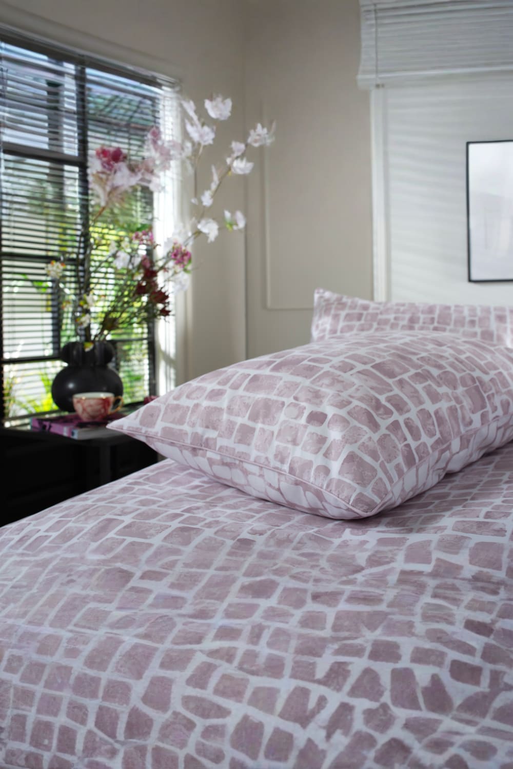 Tulle Extrasoft 100% Cotton Duvet Cover Set – Soft & Breathable Bedding | Super King | Pink
