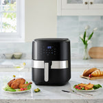 8l Smart Touch Air Fryer With 8 Cooking Programs, 60-minute Timer, And Adjustable Temperature Up To 200°c