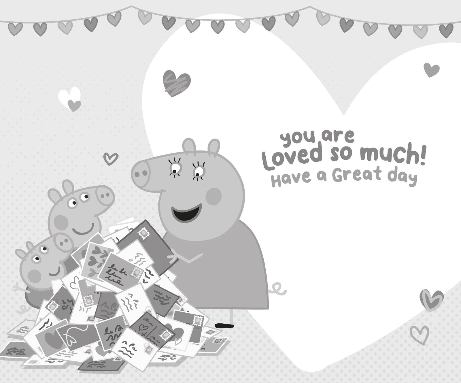 Peppa Pig Mummy' Valentine's Day Card Official Product