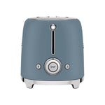 Tsf01 Matte 2 Slice Toaster + Tsbw01 Bun Warmer Set | Blue