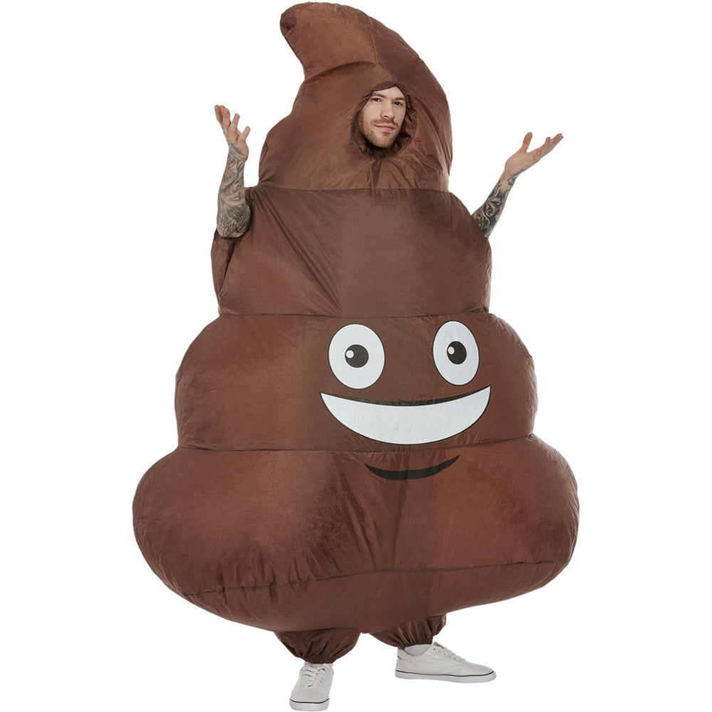 Inflatable Poop Costume, Brown