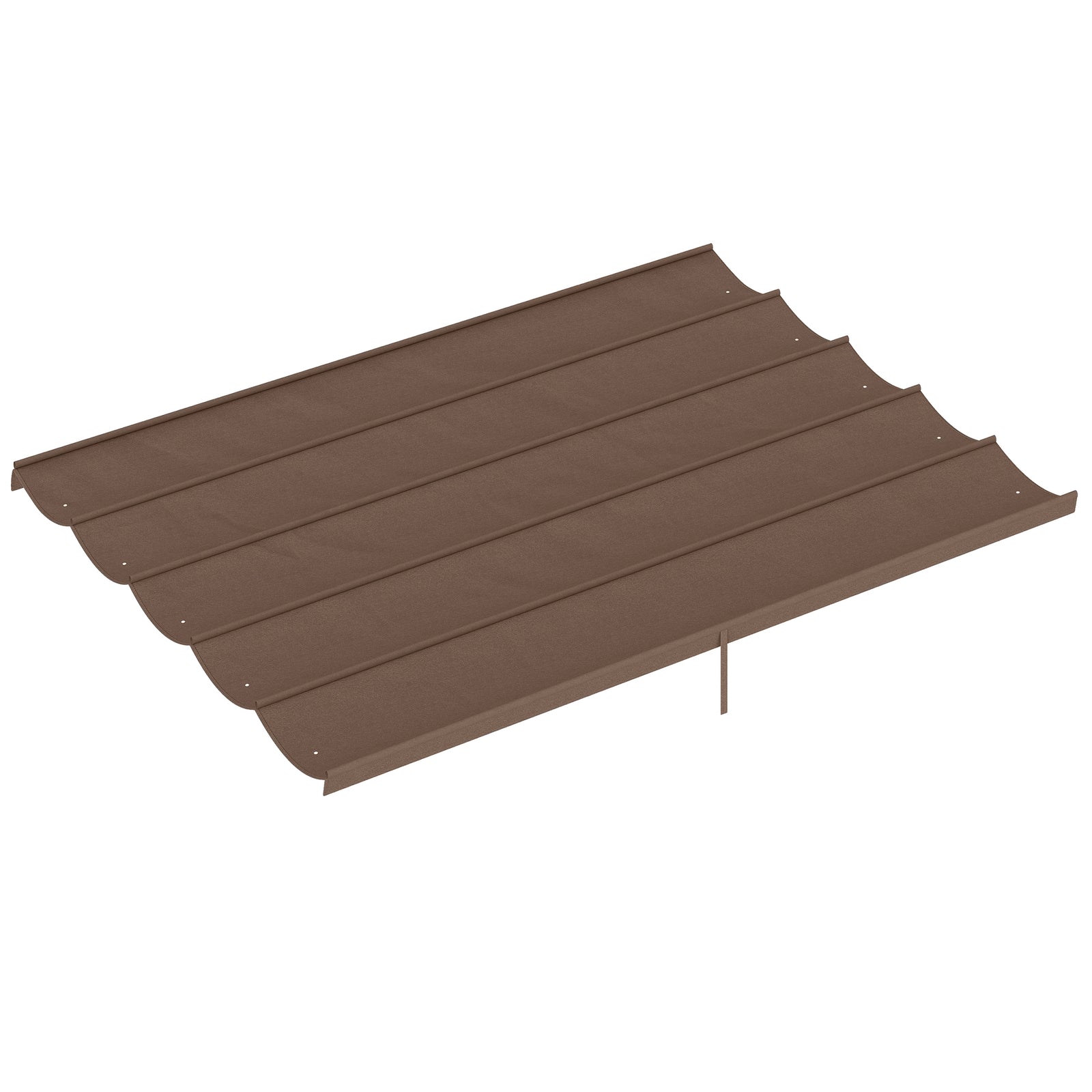3.5x2.6m Pergola Cover Replacement For 4x3m Frame Brown