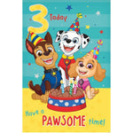 Birthday Card Age 3 Official Product