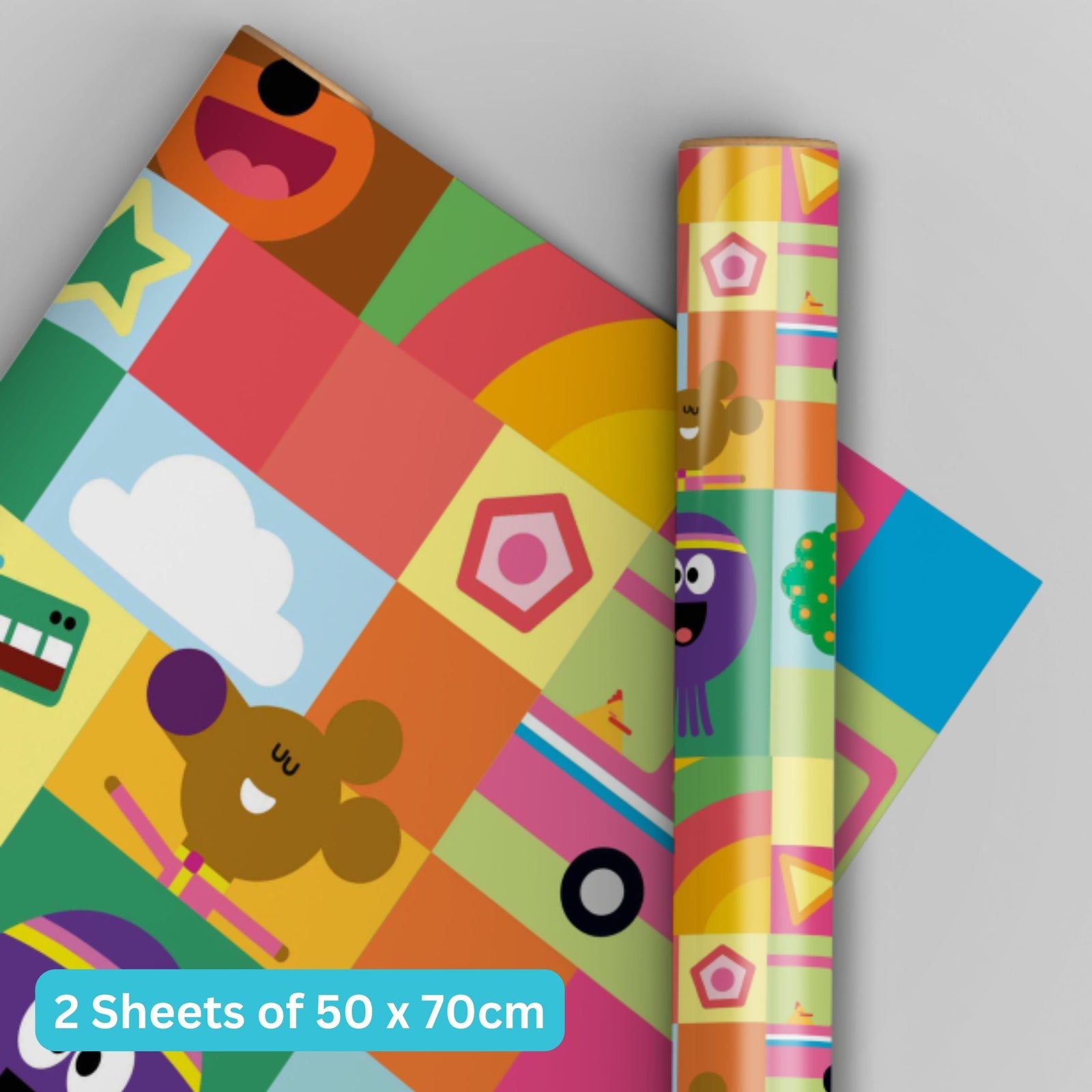 2 Sheets & 2 Tags Wrapping Paper