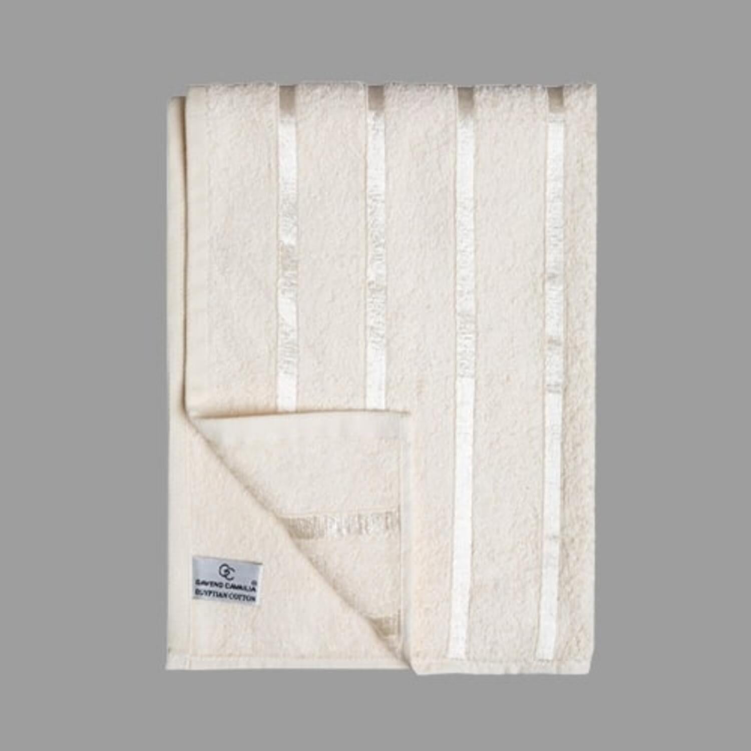Egyptian Luxury 100% Cotton Extra Soft Bath Towel 70x120, Cream
