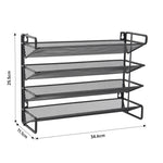 Metal Spice Rack Organizer 4-tier
