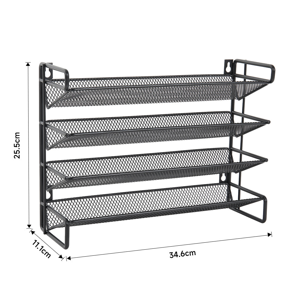 Metal Spice Rack Organizer 4-tier