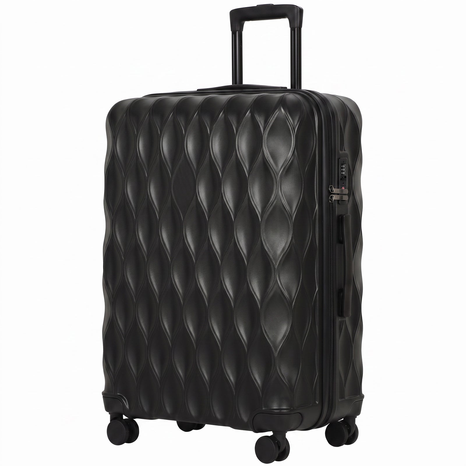 Suitcase, Hard Shell Carry On Luggage With Tsa Lock | 98l | Black