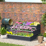 3 Tier Raised Garden Bed With Gloves Easy Assembly