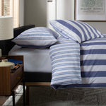 High Point Cotton Printed Duvet Cover Set | King | Blue