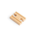 12 Mini Female Track Pieces for Wooden Train Sets