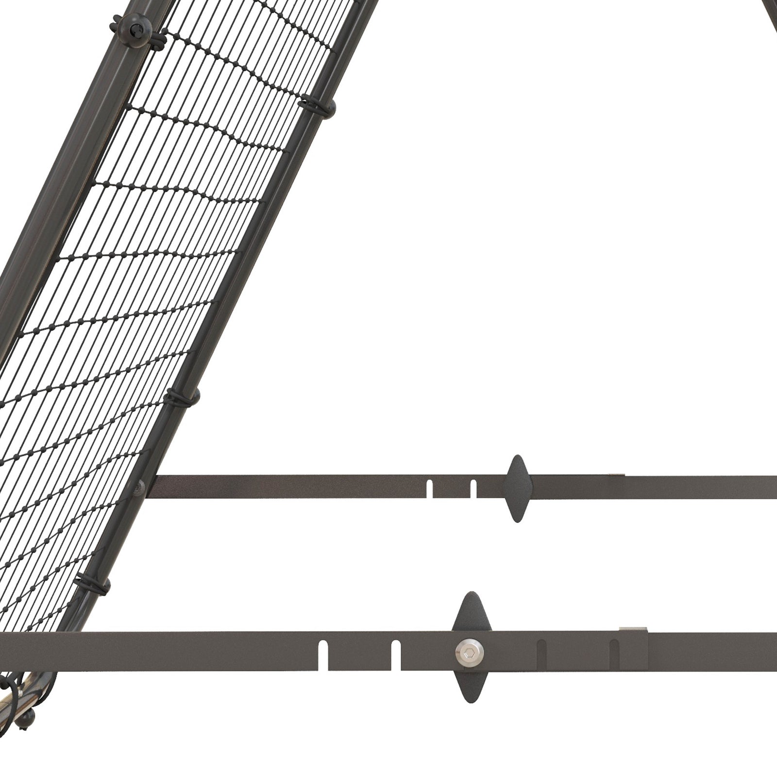 Football Rebounder Net, Adjustable Angles | Black