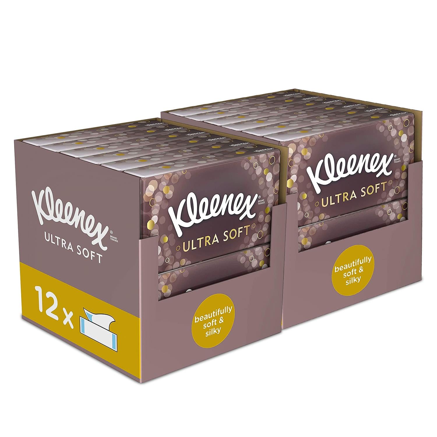 Facial Tissues Ultra Soft Mega Pack Luxury And Silky Tissues, 24 Pack