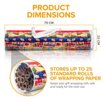 Wrapping Paper Storage Bag For Christmas Birthday And Easter