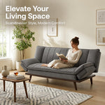 Mondaine Velvet Sofa Bed 3 Seater | Grey