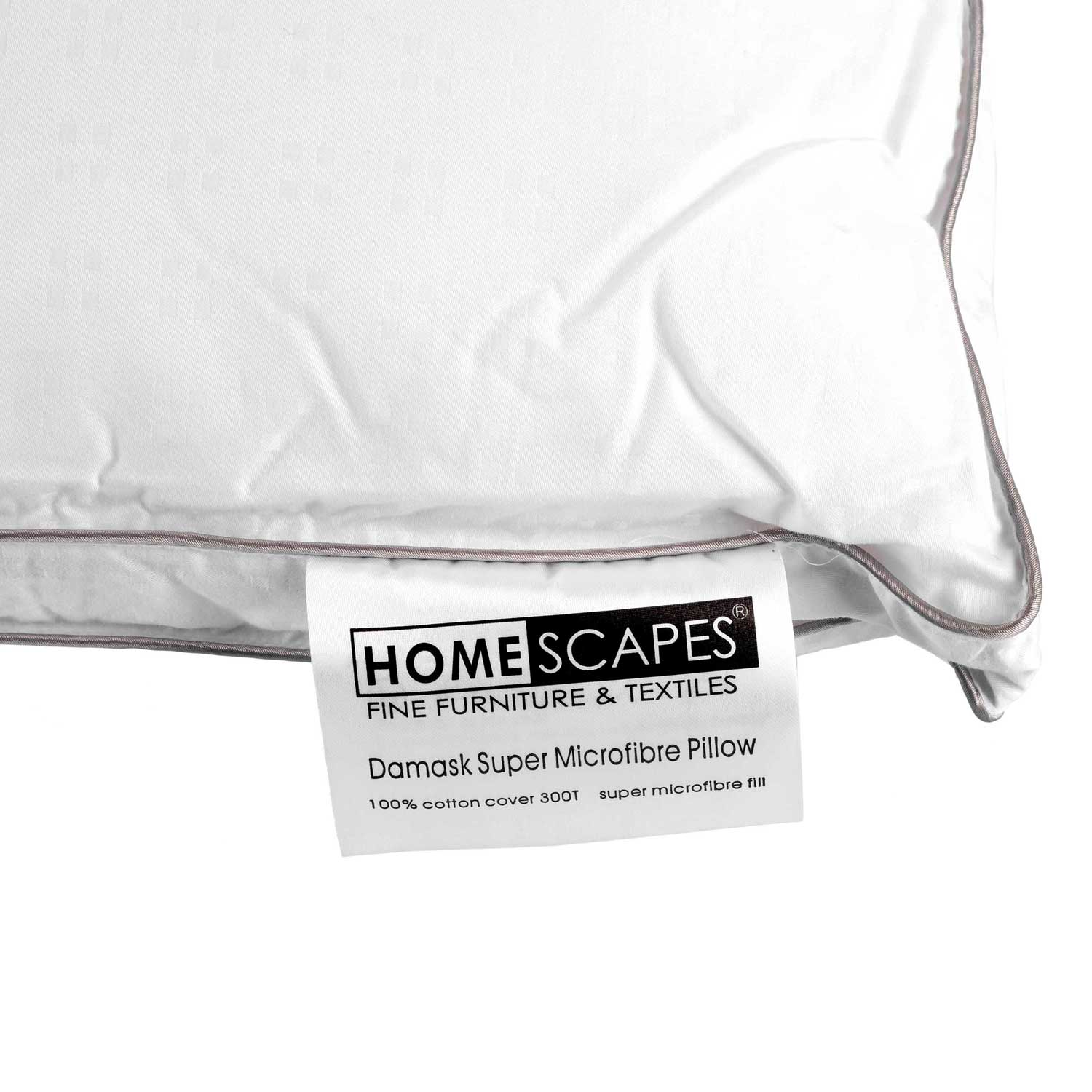 Super Microfibre Damask Pillow