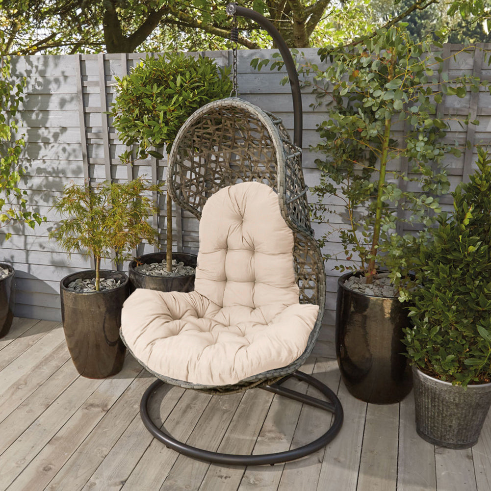Hanging Egg Chair Thick Cushion Swing Chair Pad | Camel