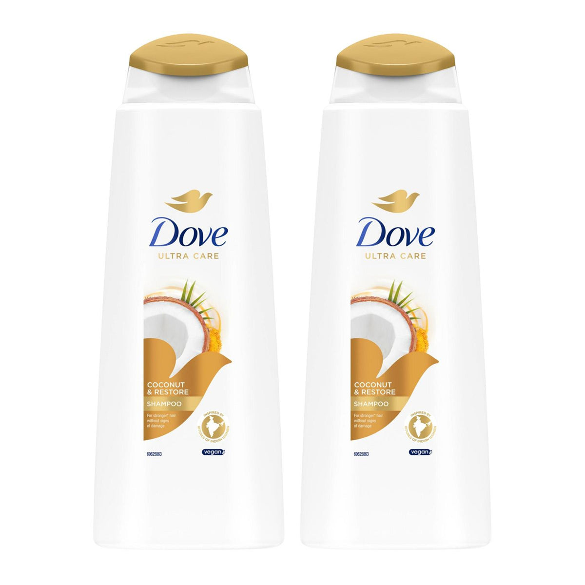 Ultra Care Shampoo - Coconut & Restore, Bio Restore Technology | Set of 2