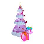 Breeins 240cm/8 Ft Blow Up Christmas Tree Inflatable Decoration With Led Lights