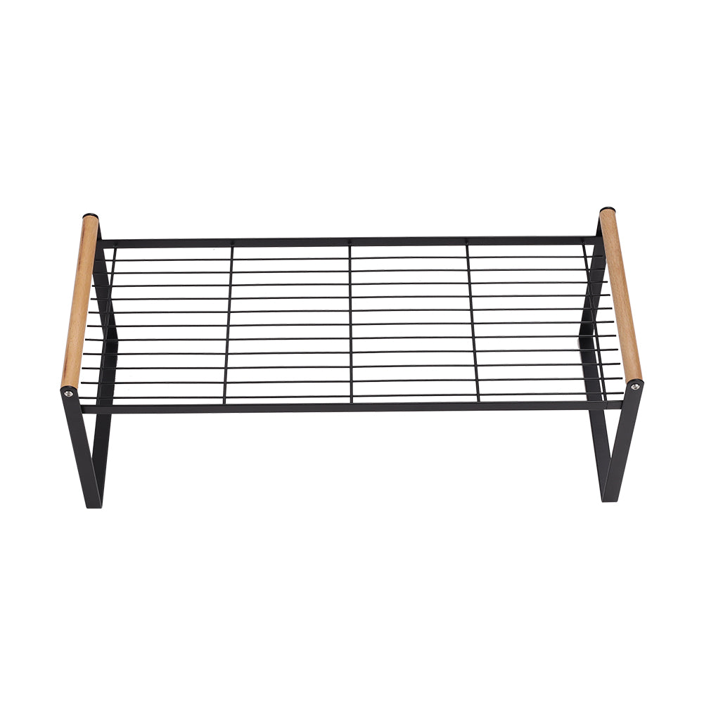 Free Standing Kitchen Spice Herb Rack Holder Cupboard Organiser | Large | Black