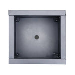 Zinc Galvanized Steel Planter Box With Drainage Hole –square Raised Planter Box Outdoor Balcony Garden Trough Pot | Small | Anthracite Grey
