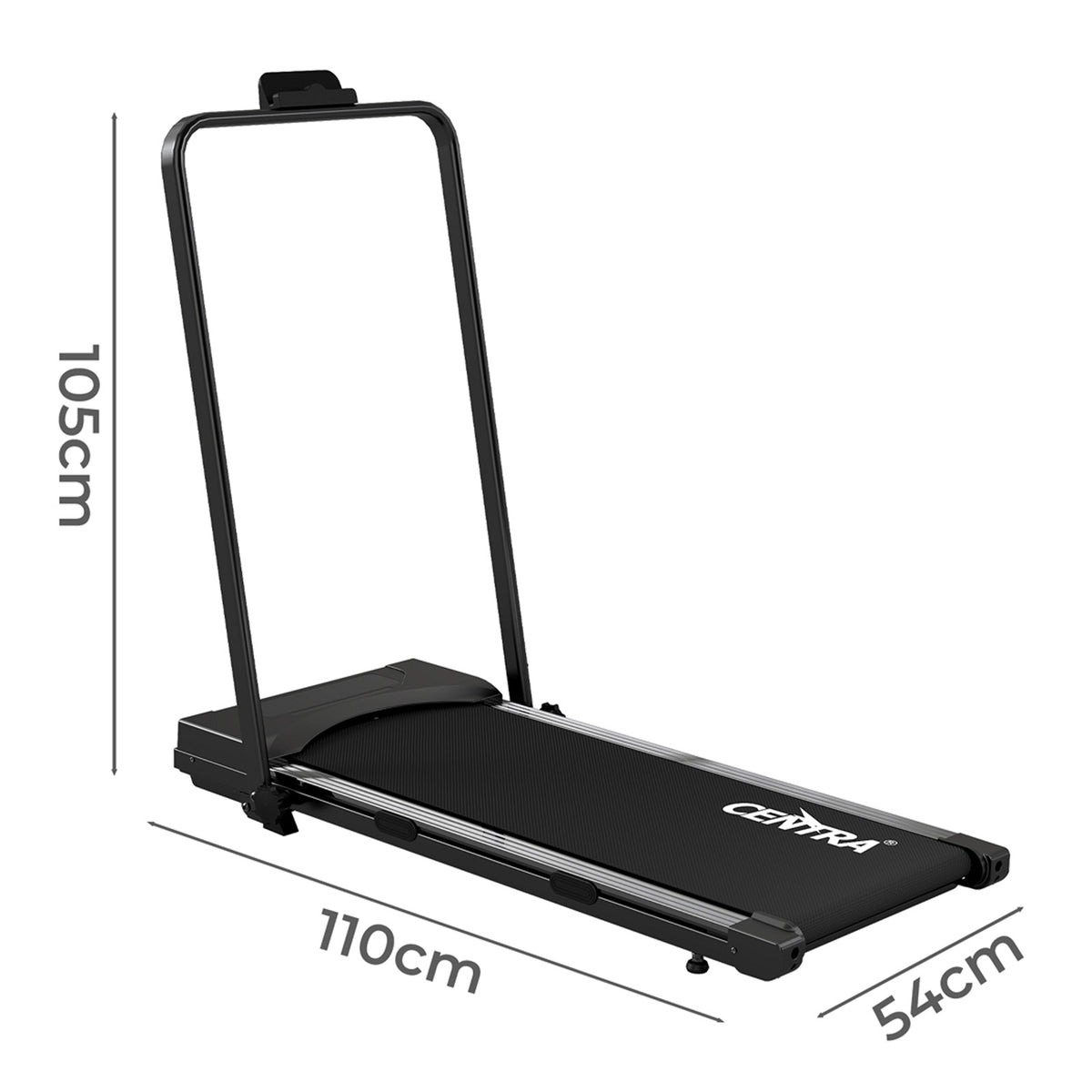 Centra Treadmill Running Machine Folding Walking Pad 4 In 1 Bluetooth Led Remote
