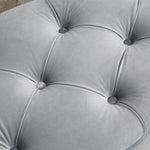 Semi-circle Bed End Bench Ottoman With Storage