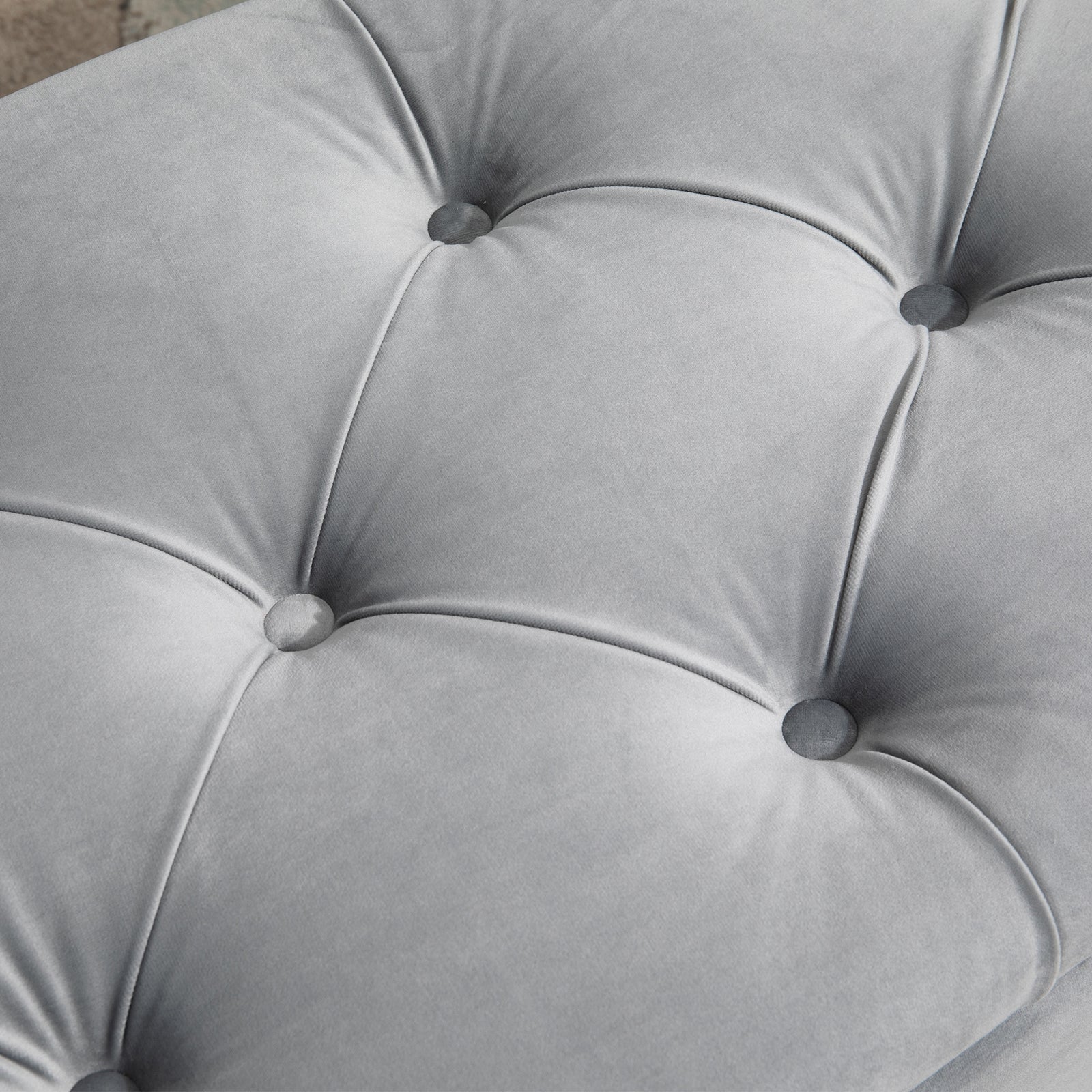 Semi-circle Bed End Bench Ottoman With Storage