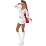 Elvis Viva Las Vegas Costume, White | Small
