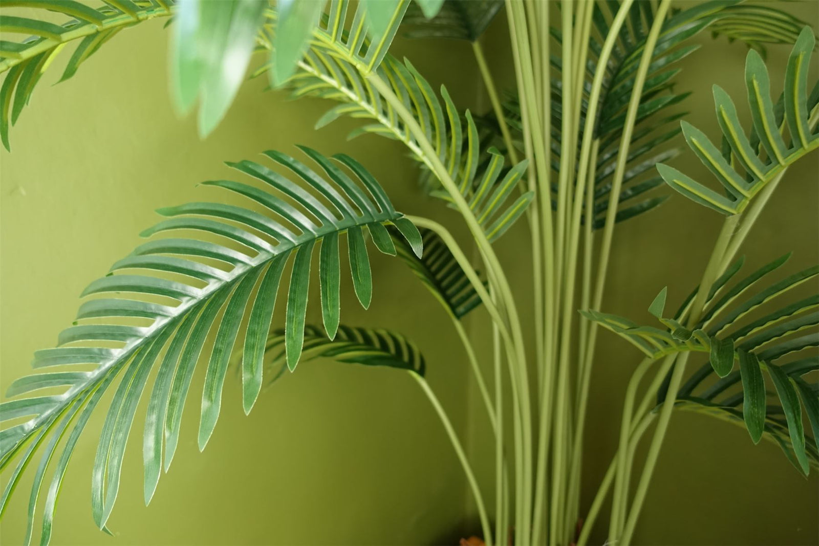 150cm Large Artificial Areca Palm Tree Potted In Black Pot