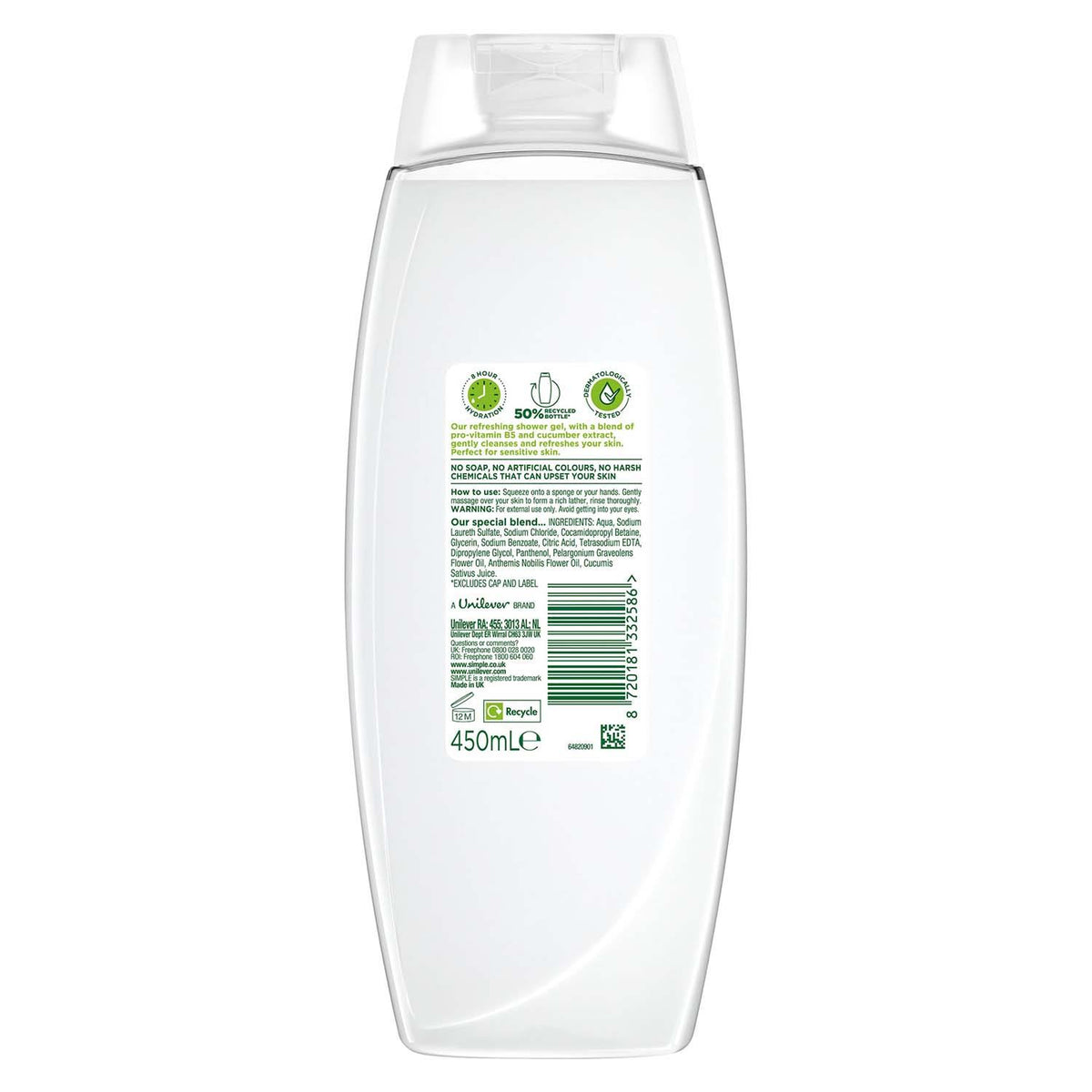 Refreshing Shower Gel 450ml Multipack | Set of 24