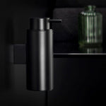 Soap Dispenser, 200ml Capacity, Black Matt, Wall-mounted. Collection Bwc