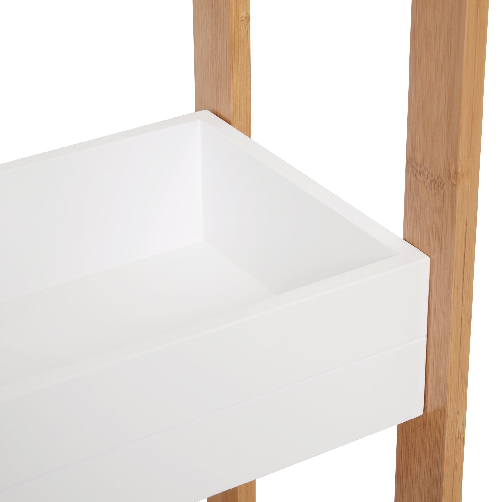 3-tier Bathroom Rack Organizer Storage Shelf Bamboo