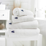 Kaleidoscope 550gm Combed 100% Cotton Towels | Hand Towel | White