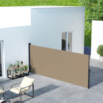 Retractable Side Awning, Garden Divider | Medium | Khaki