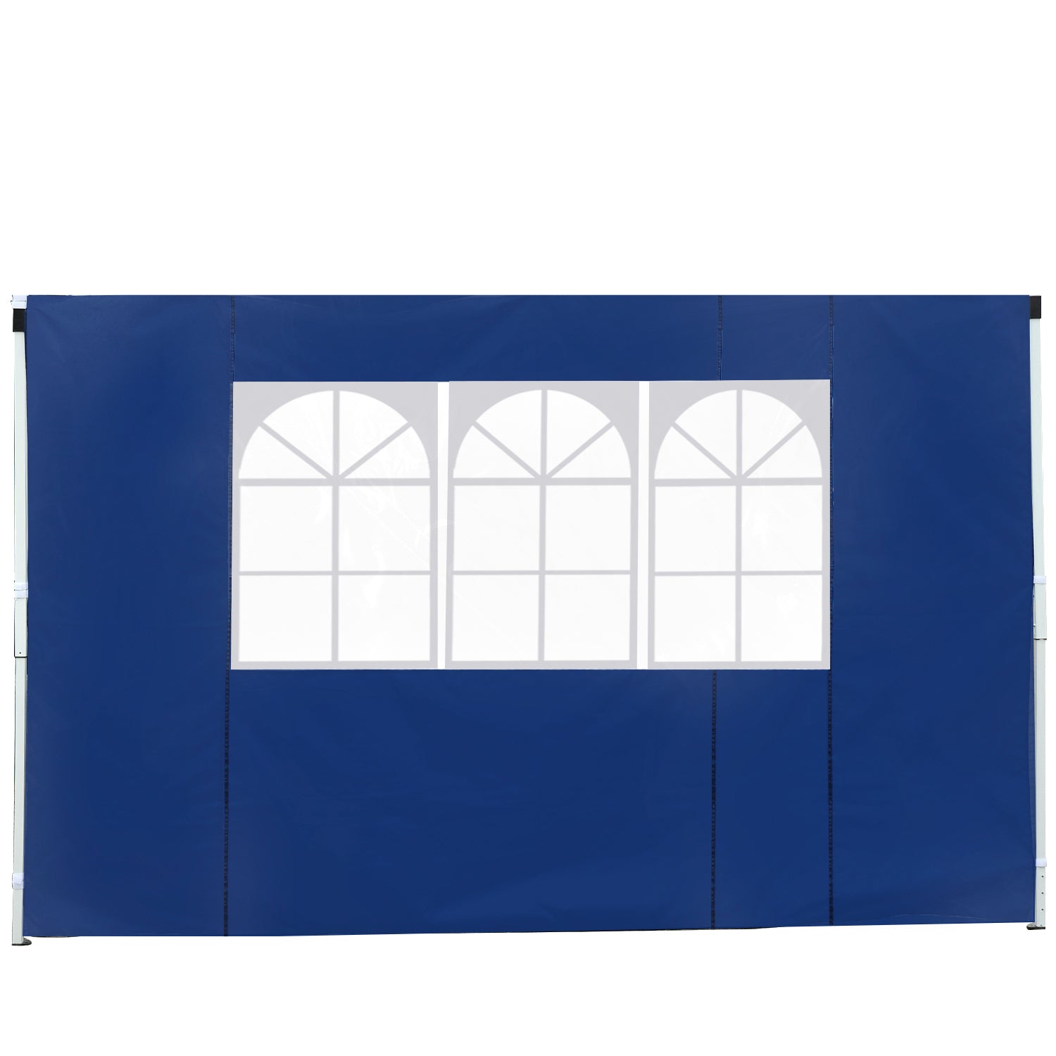 Gazebo Replacement Exchangeable Side Wall Panels W/ Window | Blue