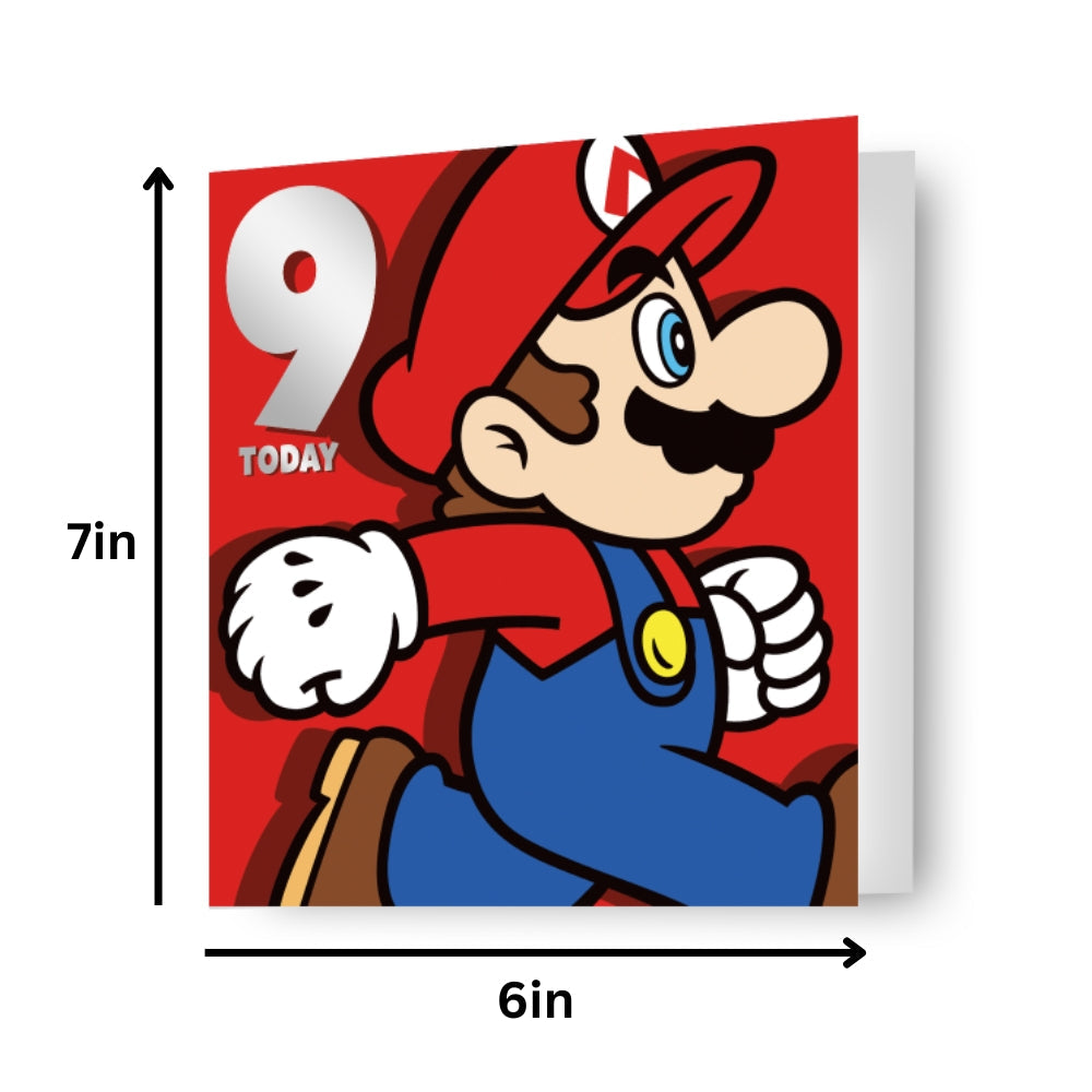Age 9 Birthday Card Official Product