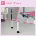 Foldable Dog Grooming Table Adjustable Arm 81x49x80cm | Pink