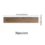 Rustic Wood Effect Grain Self-adhesive Pvc Flooring