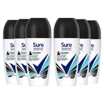 Women Motion Sense Ap Deodorant Rollon 72h Nonstop, Invisible Aqua 50ml, 6pk | 6