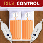 Electric Blanket Fully  Fitted Sherpa  Fleece Heated Bed Underblanket 3 Heat Settings | Double | White