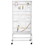 3 Tier Bird Cage W/ Stand Toy, For Canary Finch Cockatiel Parakeet Budgie
