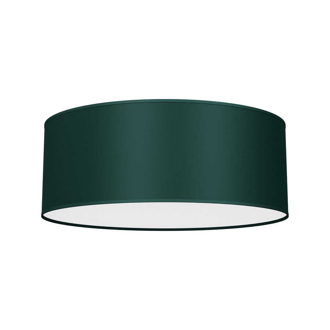 Verde Hand Made Scandi Style 40cm Ceiling Lamp In A Rich Green Finish Holds 2xe27 Led Bulbs