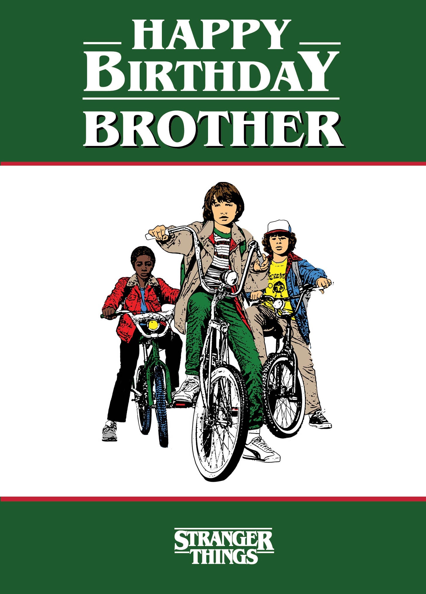 Brother Birthday Card Official Product