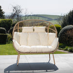 Cocona 2 Seat Standing Egg Chair | One Size | Cream