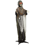 HOMCOM 170cm Animated Halloween Grim Reaper For Covered Outdoor
