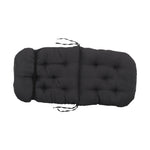 Rocking Chair Tufted Seat Pad Non-slip Seat Cushion | Dark Grey