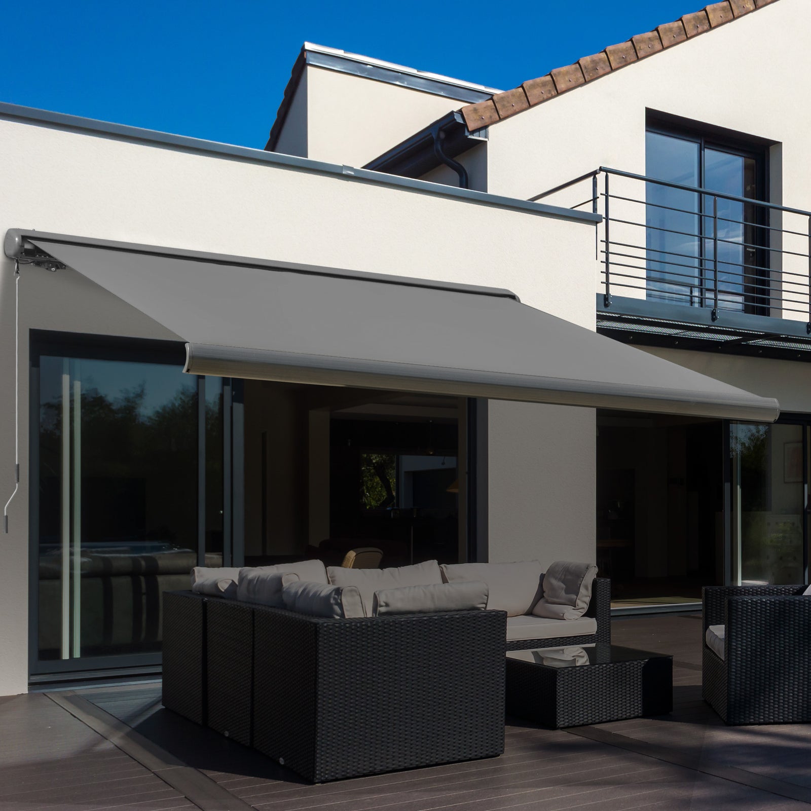 Electric Full Cassette Awning, Remote